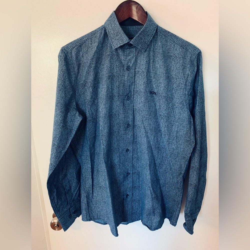 Hugo Boss Blue Men's Shirt S